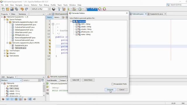 Vídeo 3 - Projeto Java + BD - Fabricante Equipamento - 1..N - Parte Modelo (MODEL) смотреть онлайн