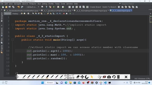 #49- Static import in Java | Access Modifiers | Learn Complete #java in Hindi смотреть онлайн