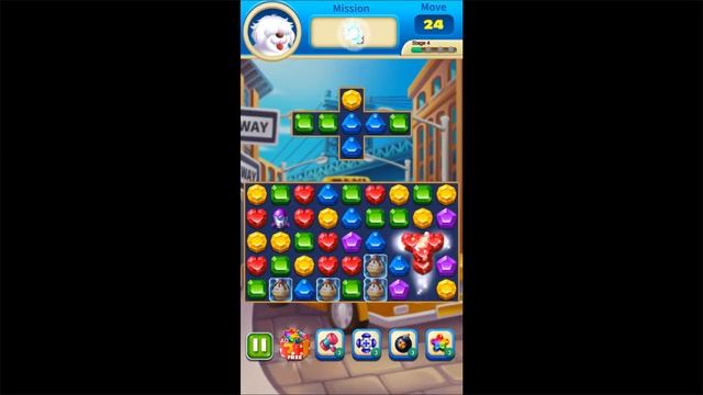 Jewels City POP : Match 3 World (Gameplay Android) смотреть онлайн