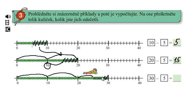 Pamětné odčítání do 100; Matýskova matematika 5 díl, strana 24, cvičení 3 смотреть онлайн