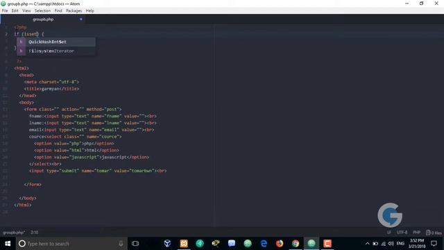 PHP lesson - Display Value In Textbox Using php and html смотреть онлайн
