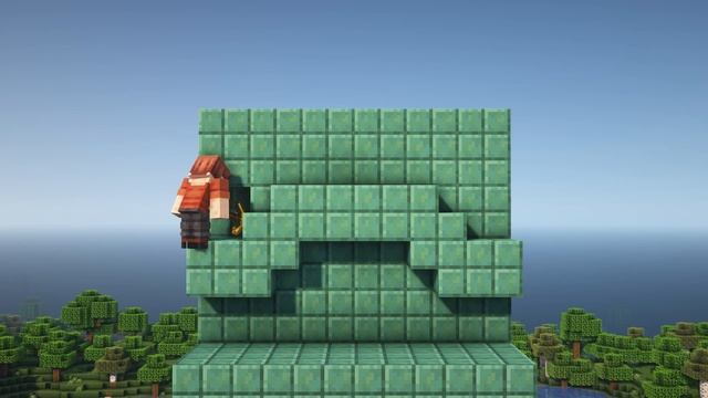 Minecraft | How to build the Statue of Liberty | Tutorial смотреть онлайн