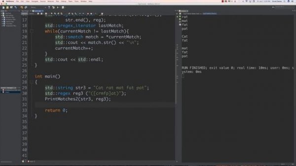 C++ Tutorial 19 : C++ Regular Expressions
