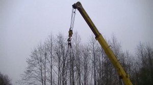 Разборка и сборка сруба. Перевозка  сруба (дома, бани) манипулятором.