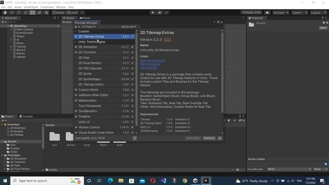 Unity 2D extras tile map animated from GitHub смотреть онлайн