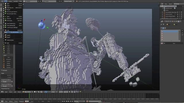 Minecraft Steam Punk Port: Speed Render [Blender] смотреть онлайн