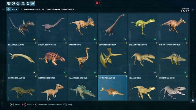 Jurassic World Evolution 2 - Everything Unlocked - How To Get All 84 Dinos For Sandbox