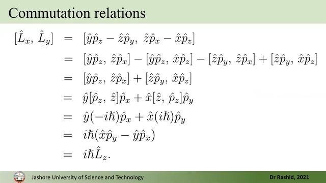 QM18: Angular Momentum Operators, Hermiticity, Commutation relation смотреть онлайн
