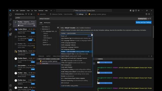 VS Code Setup 1: How to Make Prettier your default Code Formatter смотреть онлайн