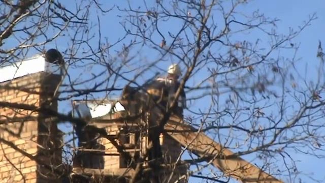 Установка колпаков на трубы дома смотреть онлайн