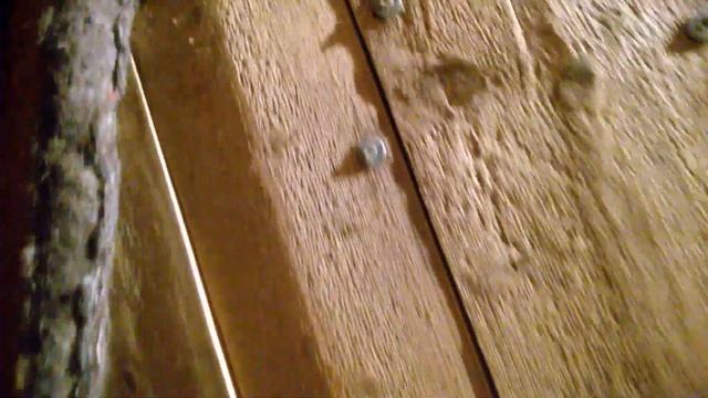 Дверь в дом входная, деревянная, тёплая. Как сделал. смотреть онлайн