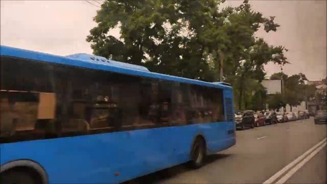 Гайдамак - площадь , из окна автобуса. Владивосток смотреть онлайн