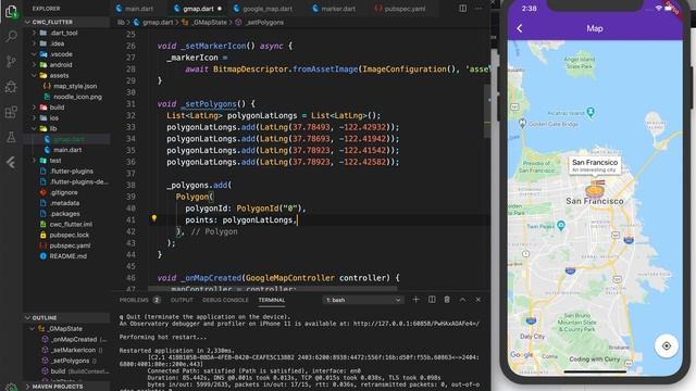 How to Use Google Maps in Flutter Apps - Part 1 смотреть онлайн