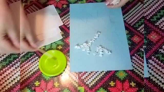 Аплікація "Пухнасті сніжинки" смотреть онлайн