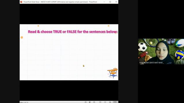 ENGLISH PLUS 1 YEAR 5 UNIT 6 SPORT (Simple Past: Affirmative & Negative Verb) (Recorded Teaching) смотреть онлайн