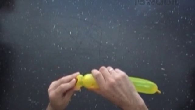 Как сделать бабочку из шариков. Гусеница из шарика смотреть онлайн