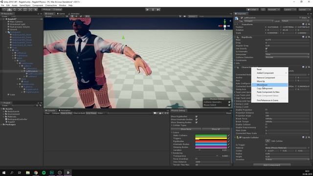 RAGDOLL PHYSICS in Unity! смотреть онлайн