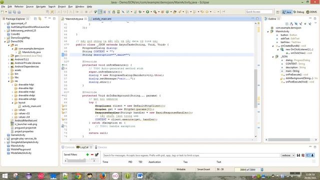 Demo JSON Android смотреть онлайн