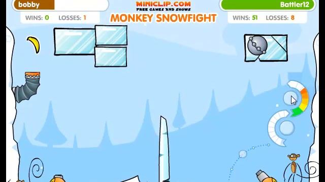 Monkey Snowfight - HACK ███████████████ смотреть онлайн