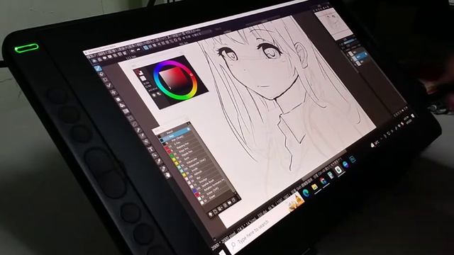 Huion Kamvas 13 Drawing Pad Unboxing and Medibang Paint Pro Speed Paint 我的新電繪板 HUION Kamvas 13 開箱 смотреть онлайн