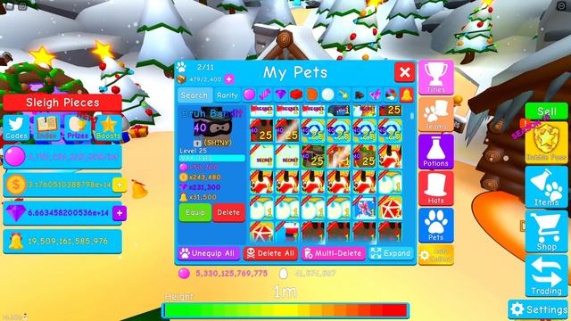 РОЖДЕСТВЕНСКОЕ ОБНОВЛЕНИЕ ЧАСТЬ 2 В СИМУЛЯТОРЕ ЖВАЧКИ В РОБЛОКС! BUBBLE GUM SIMULATOR смотреть онлайн