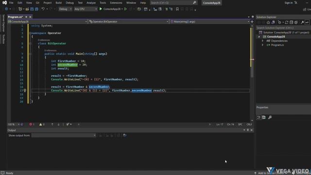 C# (Programming Language) Project 24: 'Bitwise And Bit Shift Operator' Created by Trishanth Kumar смотреть онлайн