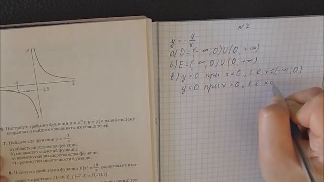 контрольная работа 4. Функции y=k/x (k≠0),y=x^3,y=|x|,y=√x и их свойства. В2 8 класс смотреть онлайн