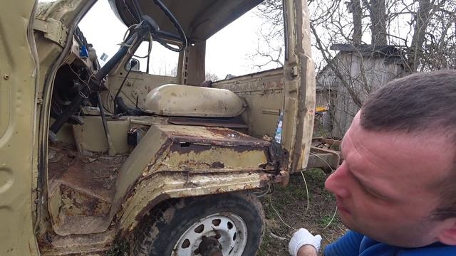 УАЗ "Головастик" обрезание))) срезаем часть кабины. смотреть онлайн