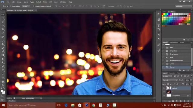 How to Blend/Match Foreground Image with any kind of Background | Photoshop Tutorial | Match Color смотреть онлайн