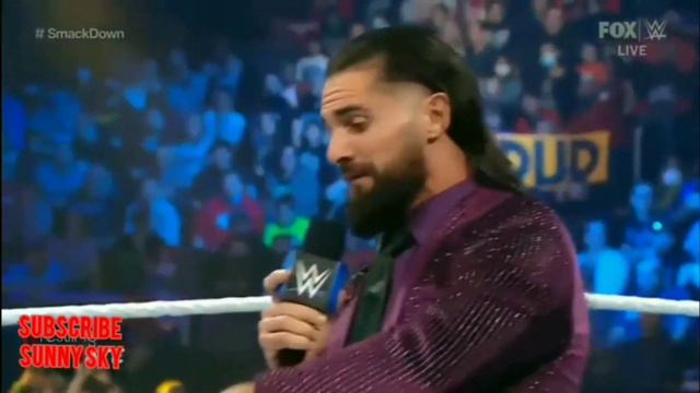 Roman Reigns Attack Seth Rollins WWE Smackdown Highlights 28 Jan 2022 In Hindi #wwe  #royalrumble