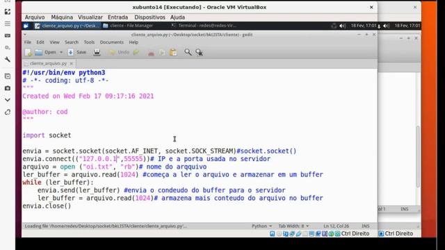 Python – Enviando arquivos entre duas máquinas смотреть онлайн