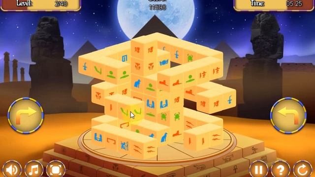Game Egypt Mahjong - Triple Dimensions смотреть онлайн