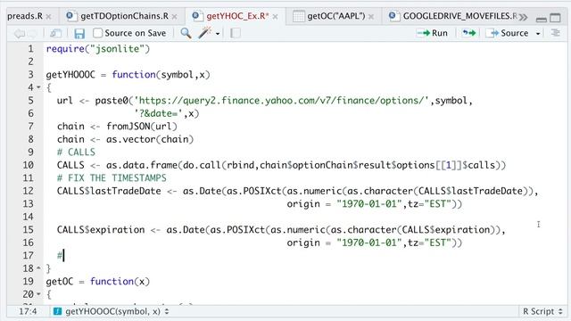 Scrape All Option Chains from Yahoo Finance | R смотреть онлайн