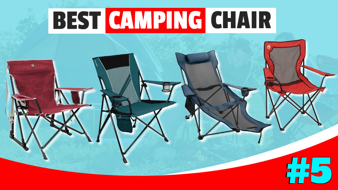 Best Camping Chair Of 2024! || Top 5 Portable Camping Folding Chairs Review