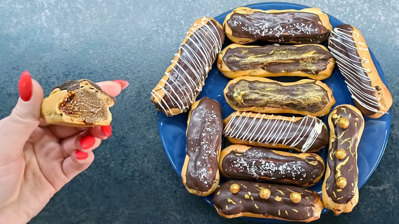 Эклеры С Шоколадным Заварным Кремом, Которые Получаются Всегда!