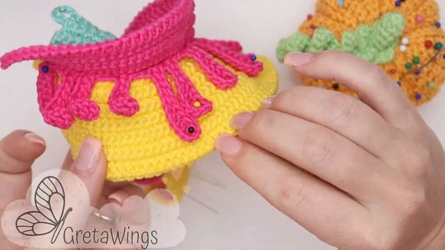 LOL Slapicaduras / Splatters Amigurumis Tutorial Parte 2/4 con subtítulos en ????/ GretaWings смотреть онлайн