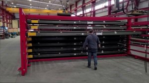 Стеллаж для хранения листового металла