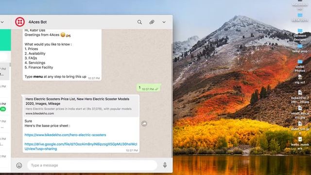 Whatsapp Chatbot | Dialogflow + PHP + Twilio смотреть онлайн