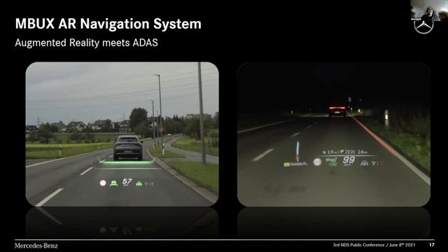 3rd NDS Public Conference 2021 - Mercedes-Benz MBUX AR Navigation