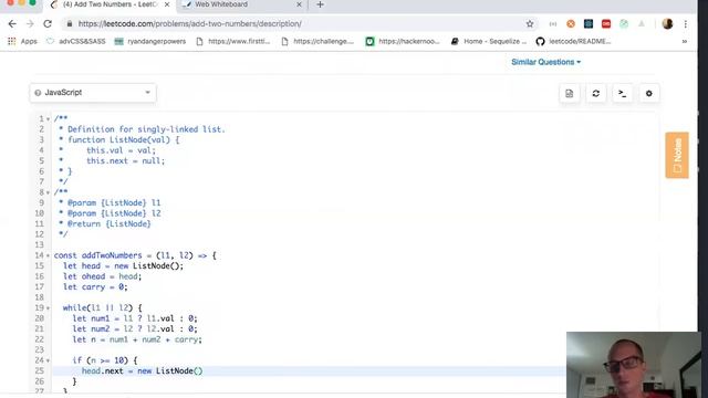 LeetCode 2 - Add Two Numbers смотреть онлайн