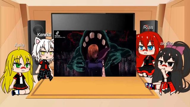 HIGSCHOOL DXD REACT TO JUTSU KAISEN смотреть онлайн