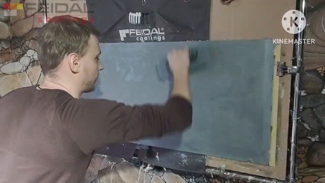 Шелковистая декоративная краска, смотреть мастер класс по нанесению. смотреть онлайн