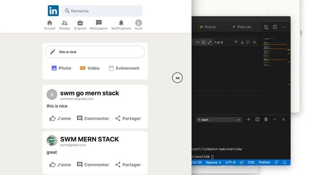 Linkedin Clone with React JS and Flexbox смотреть онлайн