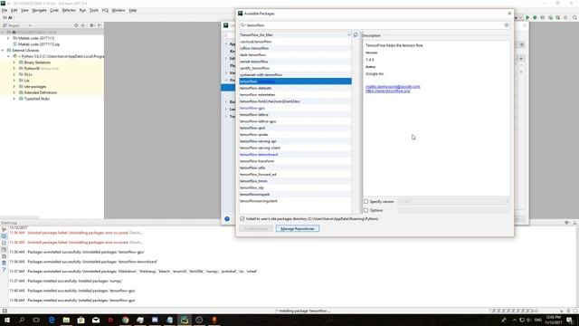 install tensorflow with pycharm смотреть онлайн
