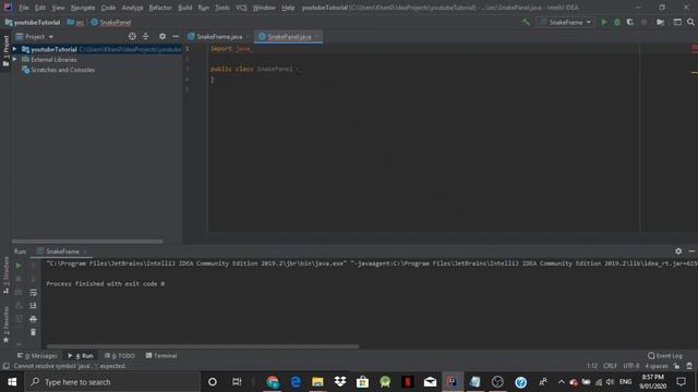 Coding Snake with Java! (PART 1) смотреть онлайн