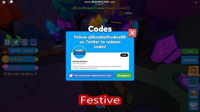 NEW UPDATE CODES [EVENT] ALL CODES! Mining Simulator 2 ROBLOX | March 10, 2023 смотреть онлайн
