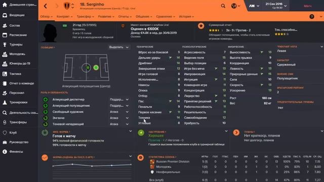 Football manager 2016 прохождение на русском №17 смотреть онлайн