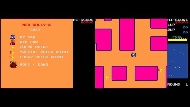 New Rally X BGM Medley (arcade game music) смотреть онлайн