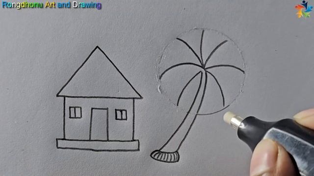 Circle & Triangle || Creative Drawing || Pencil смотреть онлайн