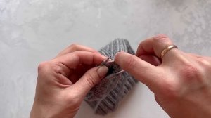 Шов петля в петлю в резинке 2 на 2!